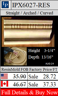 IPX6027 ResinMold 3-1/4 wide