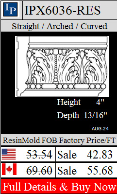 IPX6036 ResinMold 4" wide