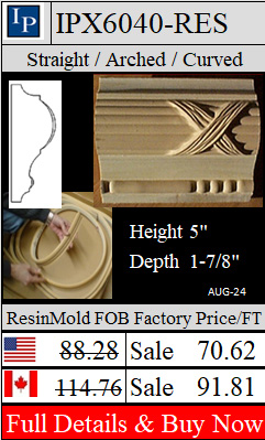 IPX6040 ResinMold Flexible Reed and Ribbon Casing