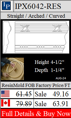 IPX6042 ResinMold Flexible Casing 4-1/2" wide