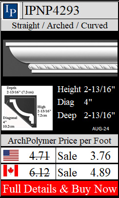 IPNP4293 Crown Nautical 2-13/16" high x 2-13/16" deep 